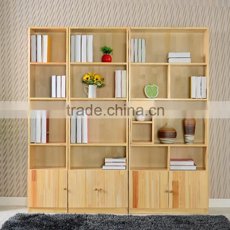 Office wood filing cabinet office bookcase wooden bookshelves (SZ-FCB367)