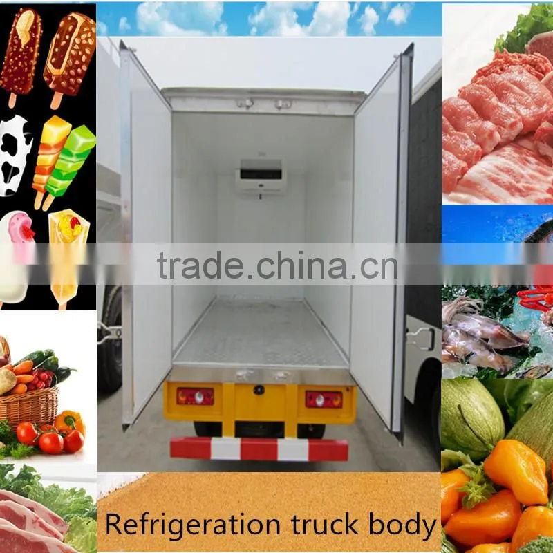 Fresh meat transport refrigerated truck body