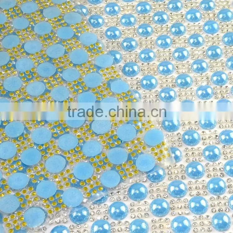 Cheaper Price Wholesale Iron-on Ceramic Rhinestone Trimming Mesh Rolls, Cramic Stone Sheets Roll Net for Fashion Bag