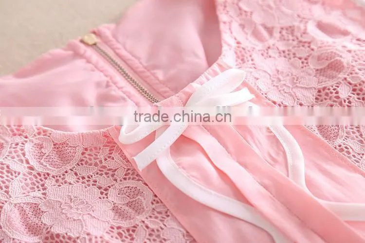 China dress manufacturer produce sleeveless pretty wp(Stock