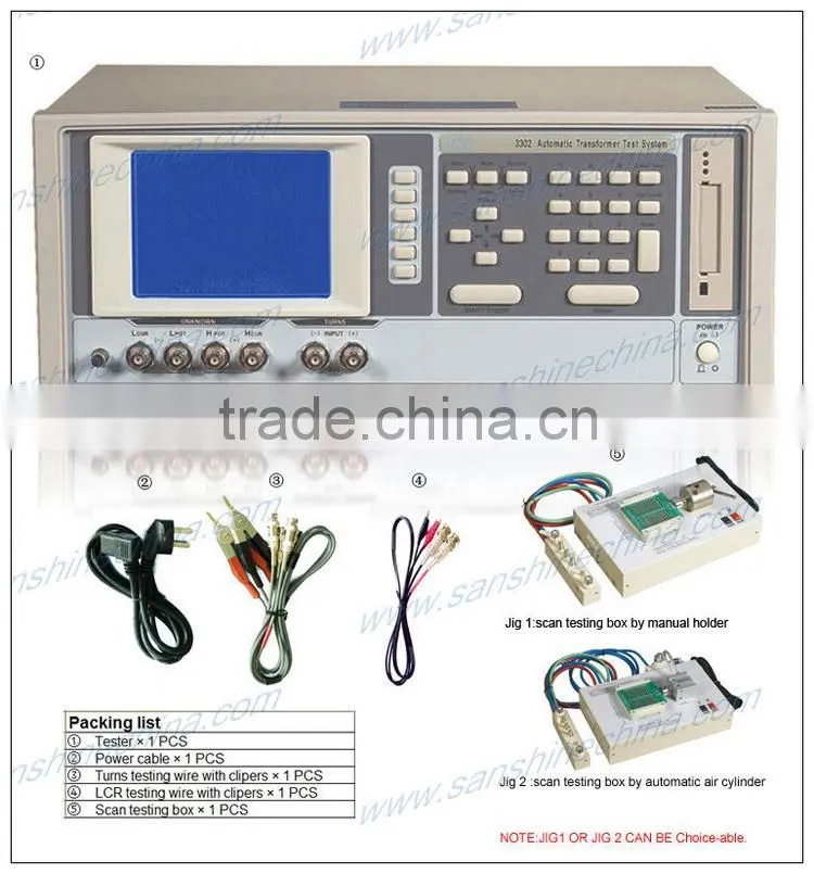 Replace Chroma(3302)transformer test system by(SS3302)automatic transformer tester