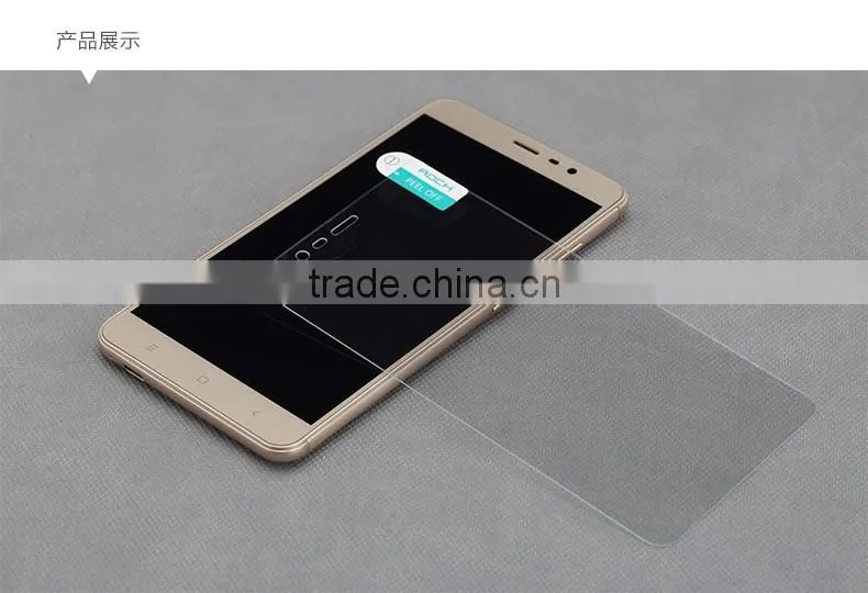 ROCK 2.5D 9H Hardness Anti Scratch Tempered Glass Screen Protector For RedMi Note 3 MT-5264