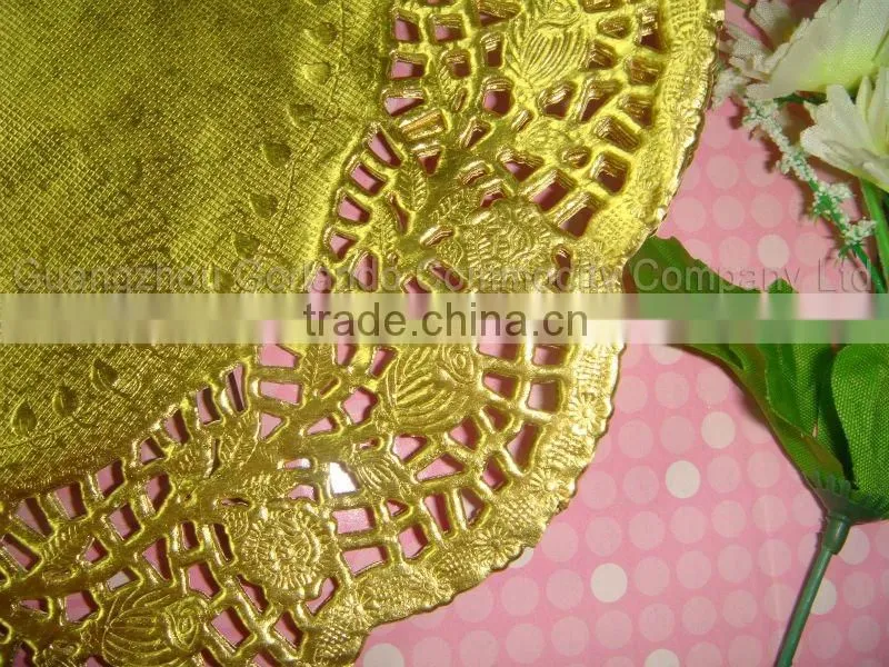 Wholesale Romantic Embossed Paper Cake Doilies 10 inch (400pcs)