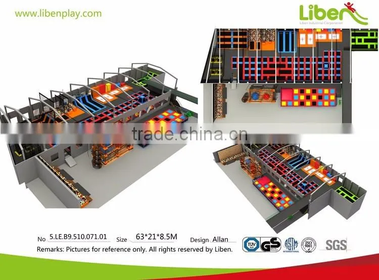 Best selling new desgin gymnastic rectangular trampolines