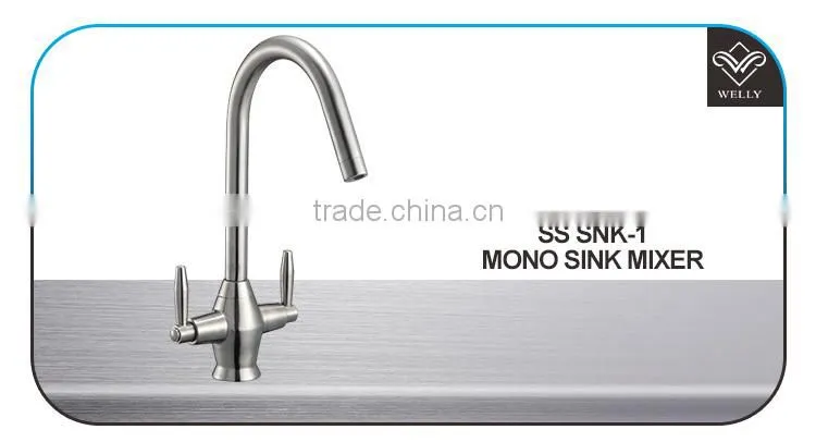 Dual Handle Sainless Steel Sink Taps