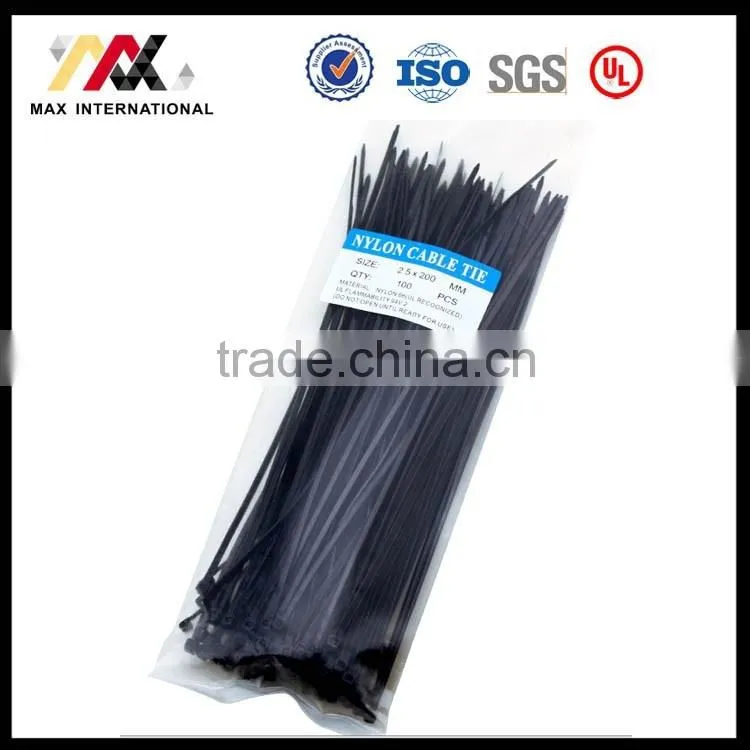 Wholesale White Black Flexible Nylon Cable Tie Price