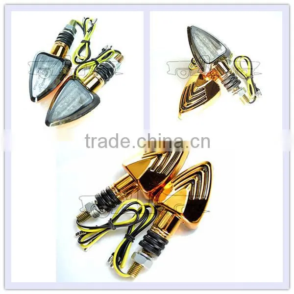 BJ-SL-021 Hot sale triangle 12V E-mark LED turn signal indicator light motorcycle