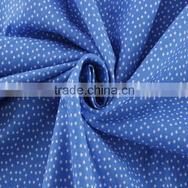 high quality product of woven textile poplin cotton fabric printed dots