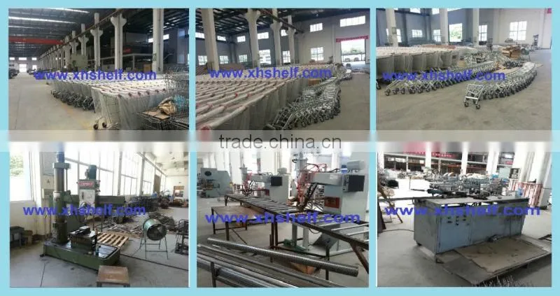 Aluminum Luggage trolley airport hand luggage trolley luggage carrier trolleys