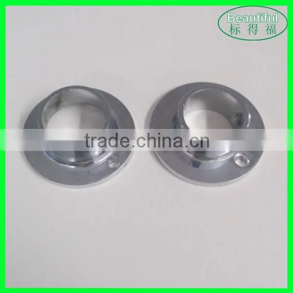Chrome Finish Pipe Fitting Round Tube Base/Flange