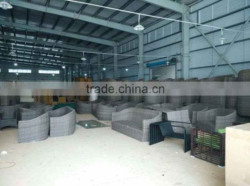2015 Pe rattan aluminium sun wicker lounge/rattan sun lounger/outdoor sun lounger (DH-113)
