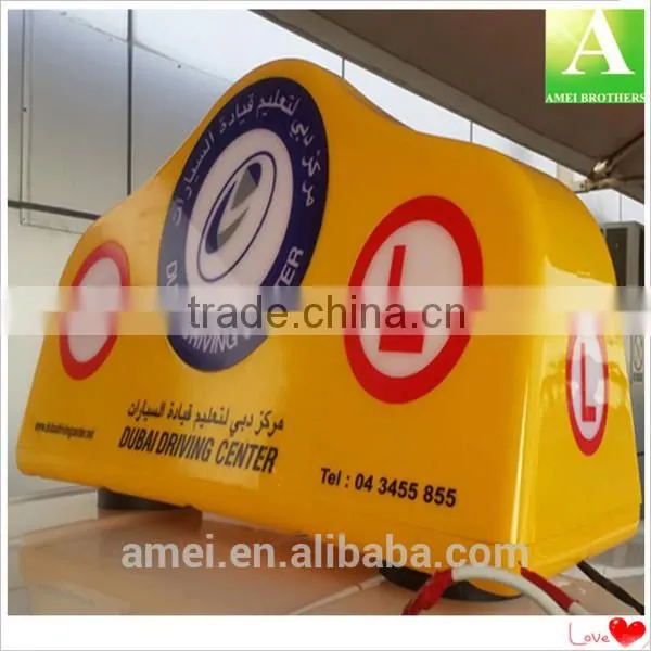 Outdoor PMMA plastic light box of vacuum formed