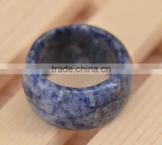 Mixed Different Style of Gemstones Rings Fashion Natural Stone Jewelry Ring