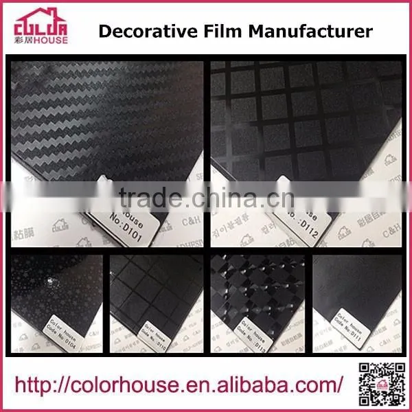 Factory wholesale Black car 3d film, car wrap film