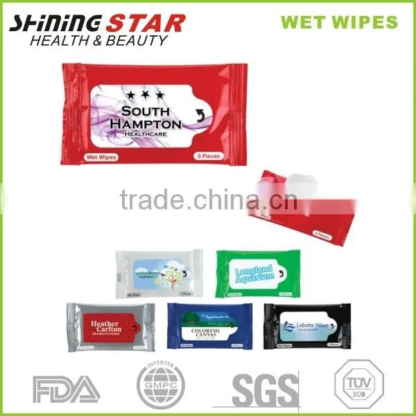 Cleaning wet tissue paper
