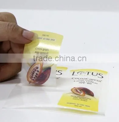 Cosmetics Bottle ,Garment Decal ,Vinyl ,PVC ,PE ,shampoo logo labels