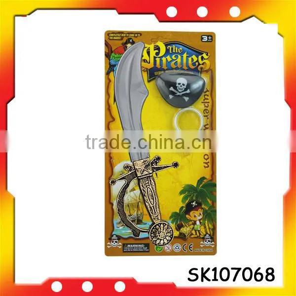 plastic pirate gold coins pirate headband with high quality
