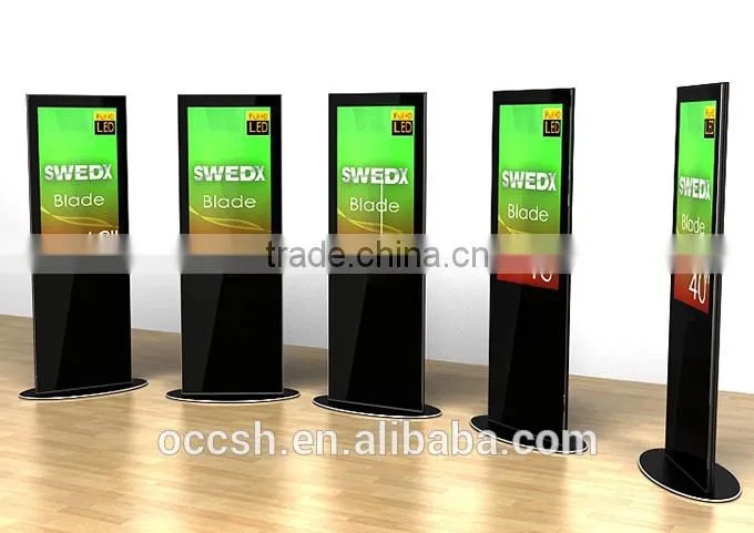 40 Inches LED Advertising Kiosk Stand Aluminum Advertising Machine