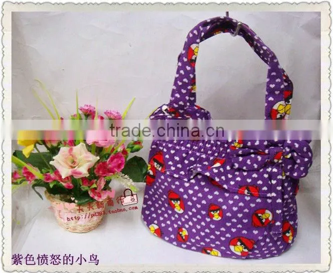 100% organic cotton fabric clear japanese fashion bags