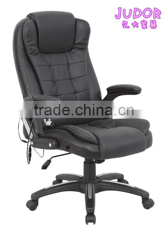 Newly Black PU thick padded seat with armrests massage chair