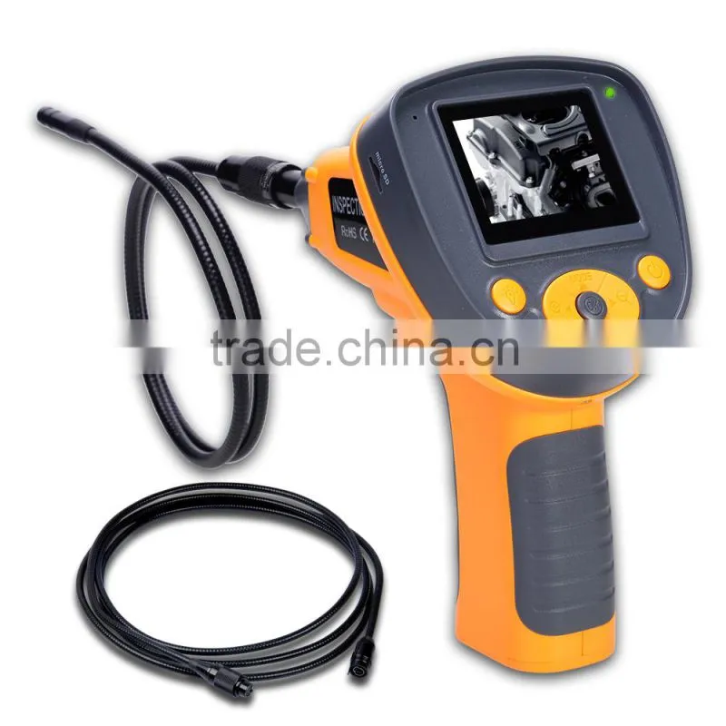 Recordable Endoscope DVR Borescope 4m Cable Video 9.8mm 2.4" Inspection Camera