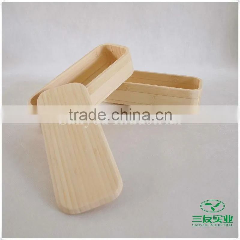 Natural Bamboo Lunch Box with Lid