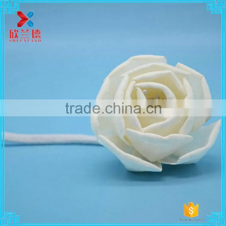 2015 curly ruse Natural Reed Diffuser Flowers with Cotton Wick Wire
