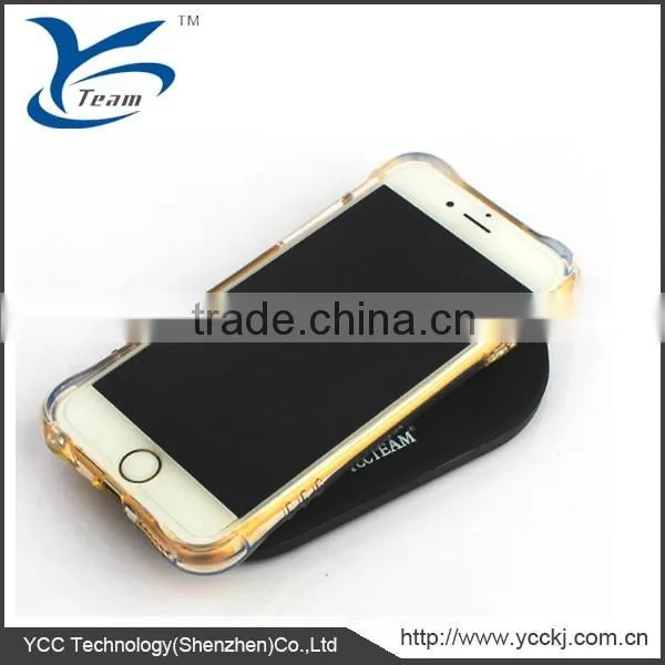 3 Coils Qi Wireless charger stand charger plate for mobilephone Samsung S6, Note 5, Nexus 7 and All Qi-enabled devices.