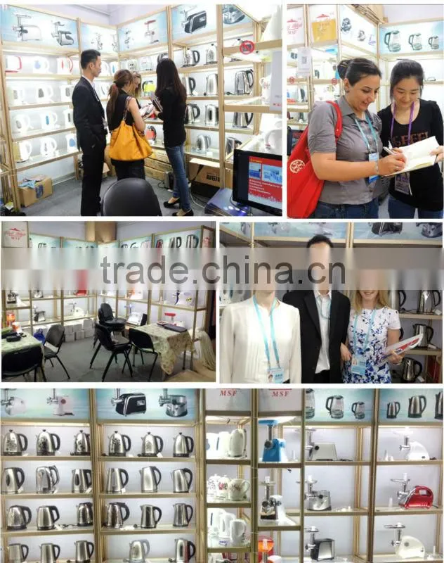 1.7L Unique Painting Flower Stainless Steel Cordless Electric Kettle