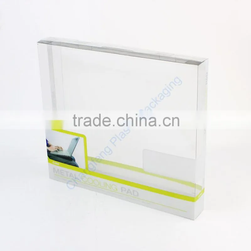 Transparent pet plastic laptop packaging box