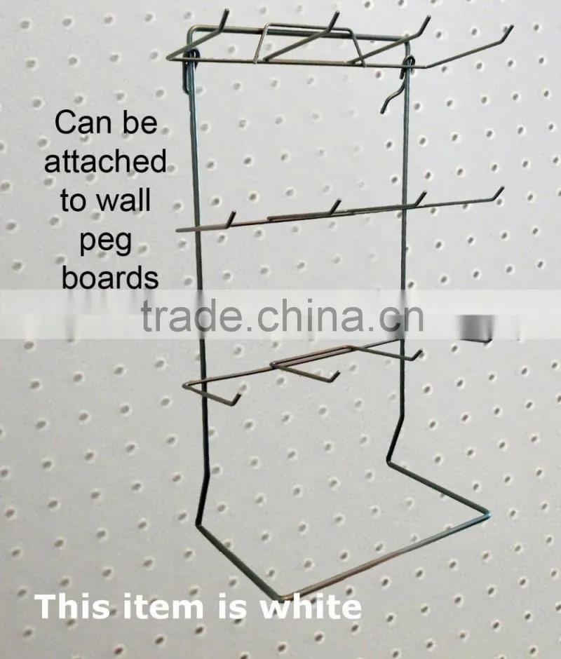 retail hanging display hook rack for hanging items hook rack