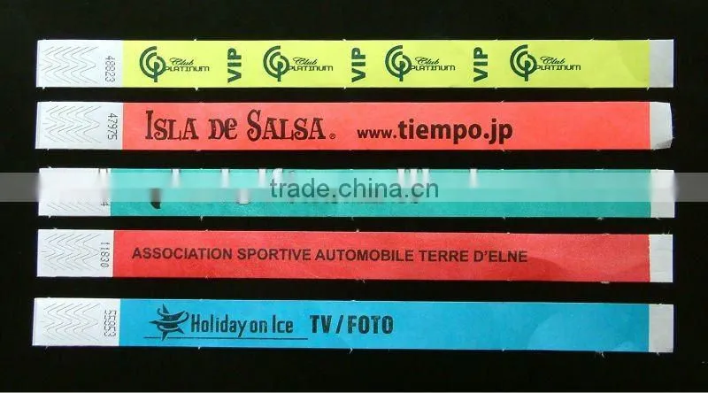 tyvek wristbands