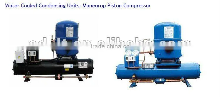 r404a, High Quality High Efficiency Hermetic Water Cooled Condensing Unit For Refrigeration Cold Room