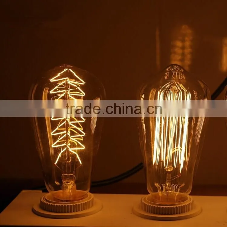 Vintage 1910 Squirrel Cage Filament Edison Bulb