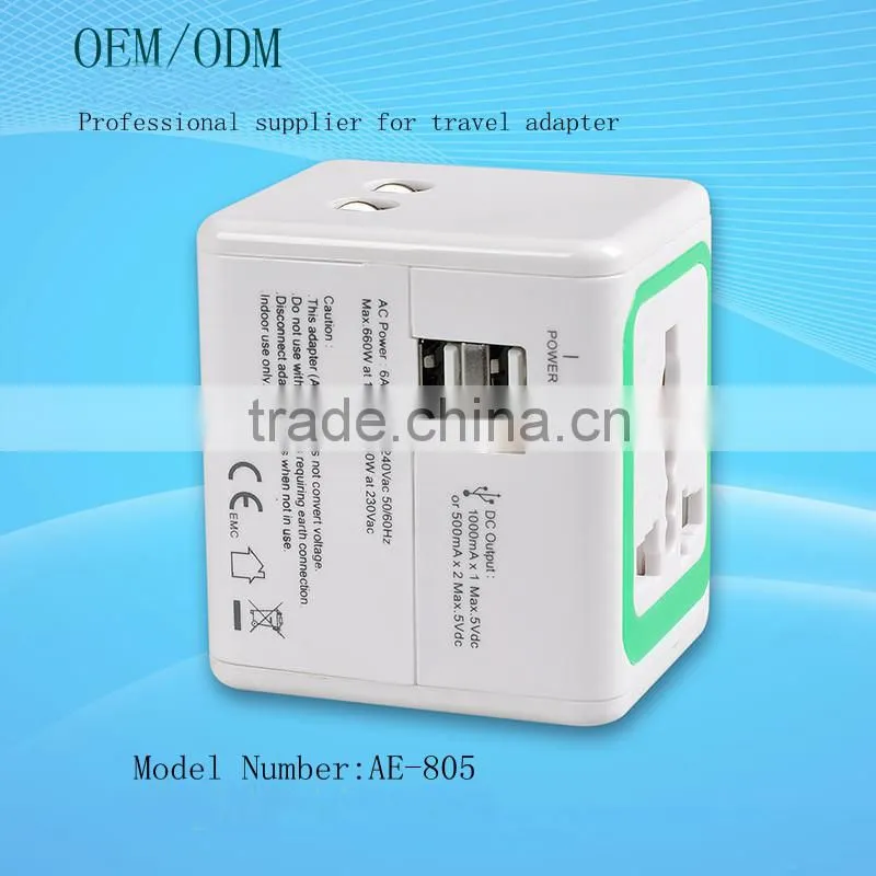 USB Multination Travel Adapter Plug