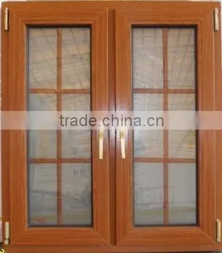 ventilation lock PVC window ,fashion casement windows