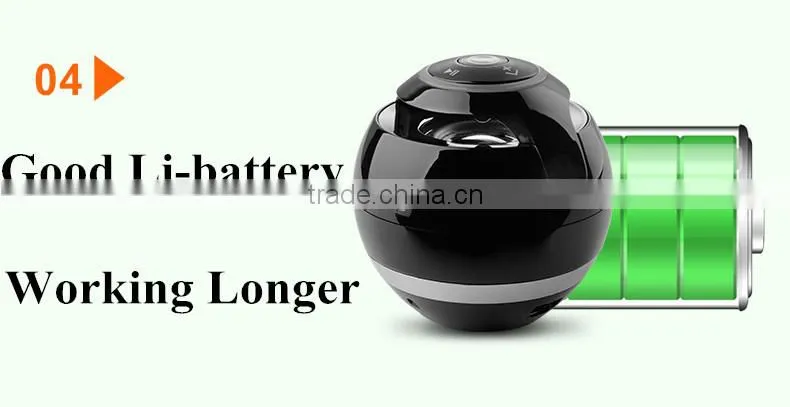 Factory Manufacturer GK-A15 2014 New Round outdoor bluetooth speaker