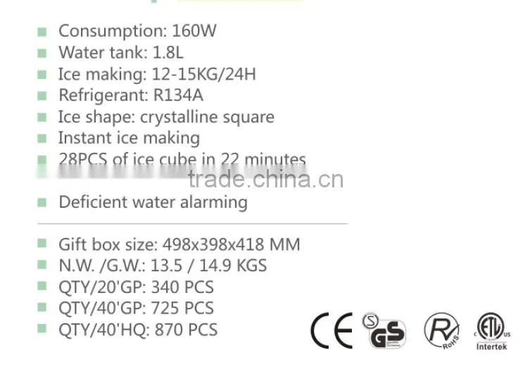 portable home mini ice machine ice maker