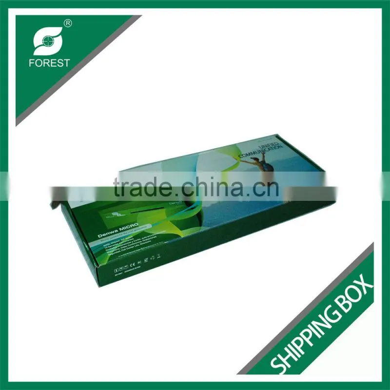 CUSTOMIZED MADE SHIPPING BOX WITH HANDLE FOR ELECTRNICS CORRUGATED BOX FOR COMPUTER PARTS