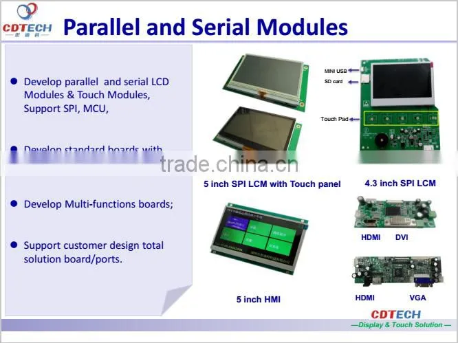 Bar Type TFT LCD Professional 8.8" inch Full Color TFT LCD Display Modules with MIPI interface
