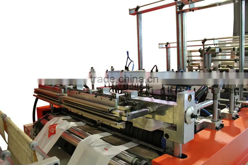 2 Lines Fully Automatic Multifunctional Bag On Roll Machine With Coreless Winding Station