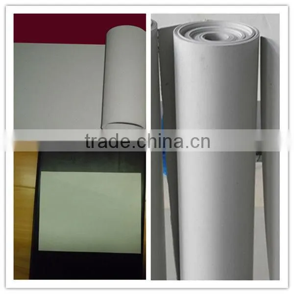 55 Shore-A white rubber sheet