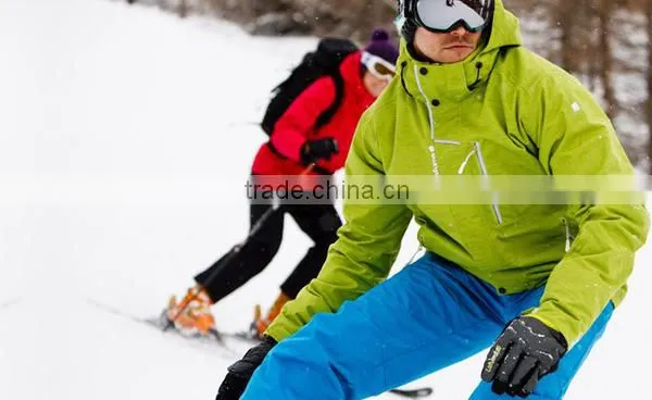 Waterproof custom sportswear fabric outdoor clothing snowboard jacket