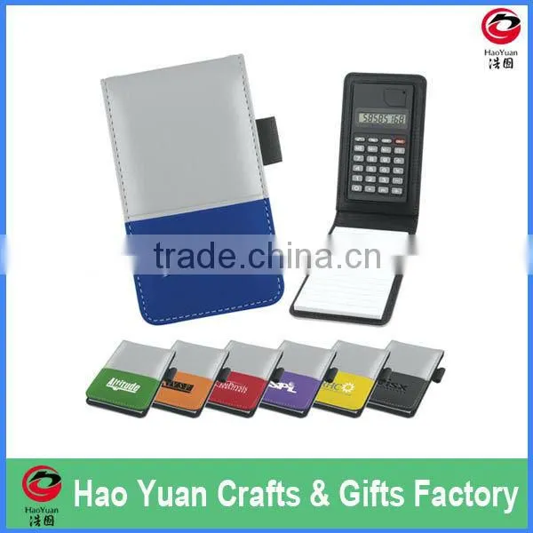 pu notebook calculator notebook whole sale