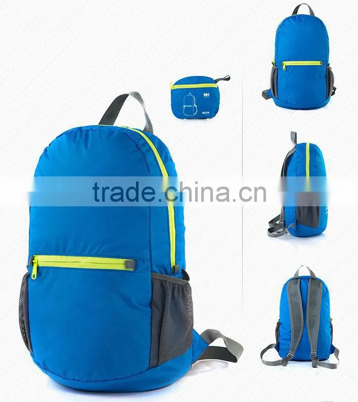 2015 High Quality Sport Nylon Backpack, Waterproof Foldable Backpack