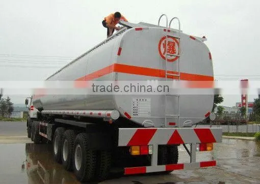 Stainless Fuel and Oil Tank Semi Trailer