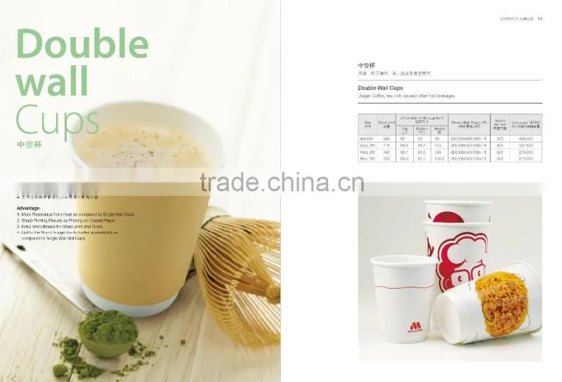 12oz disposable double wall hot drink paper cups