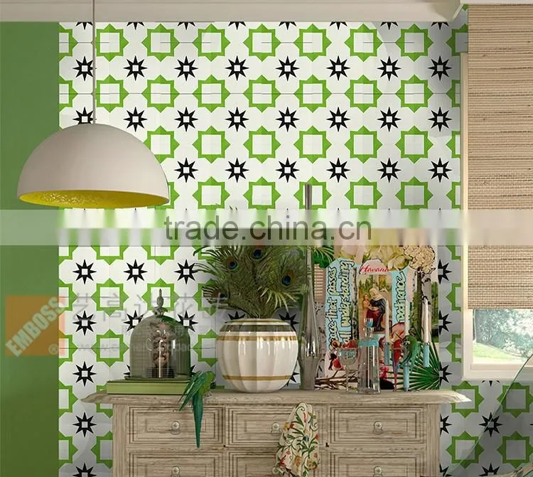 200*200mm green color mexican ceramic decorative floor tile
