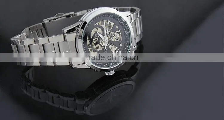 automatic mens skeleton watches metal skeleton watch cheap watch skelon