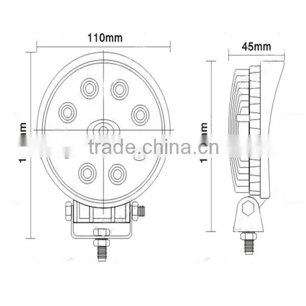 Promotion 12v LED Work Lamps,24W LED Work Light